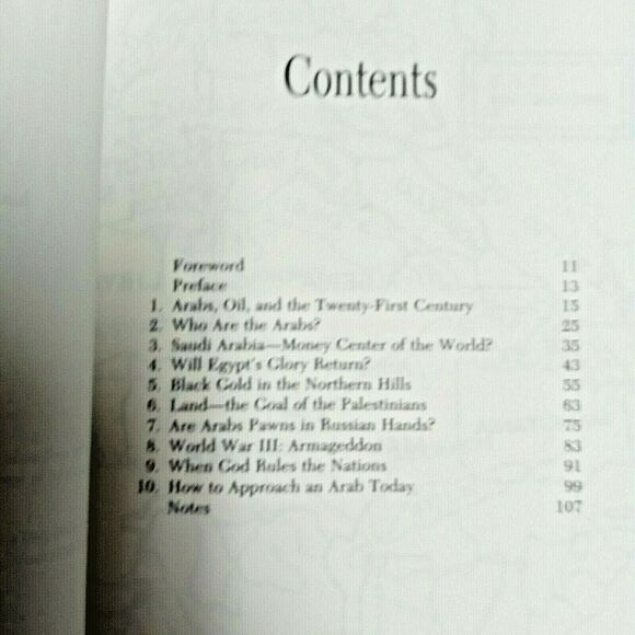 BUY 3...Arabs Oil Armageddon Understanding Middle Easts Role in Prophecy Book - Picture 7 of 10
